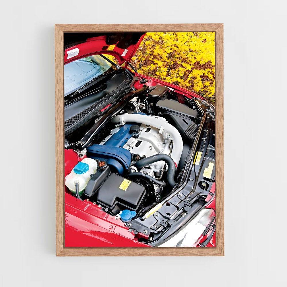 Poster Fleur de Moteur – affiche Volvo (vue 4)